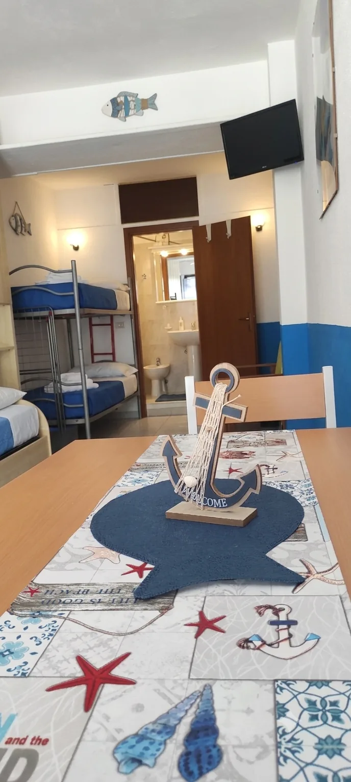 Table and beds